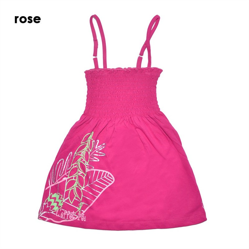 Robe Louane Feuille Tropicale