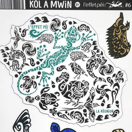 Autocollant Kol à Mwin 6