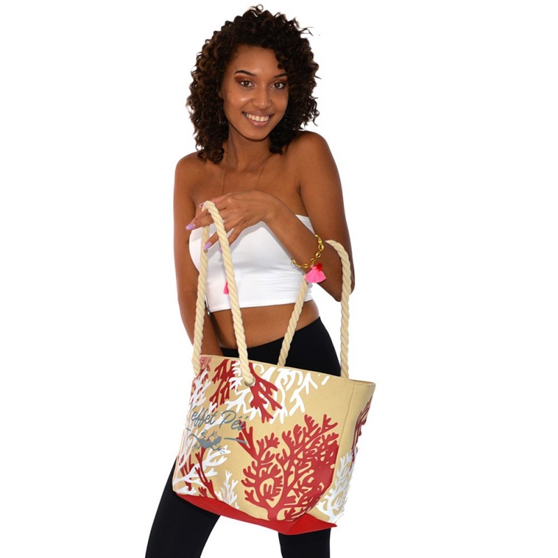 Sac de plage Corail