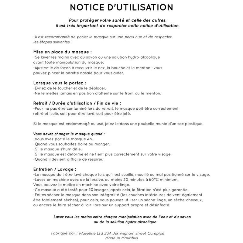 Masque Péi Marmaille