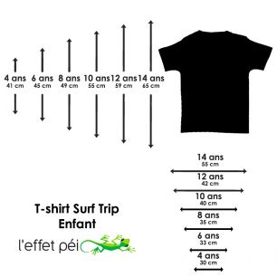 T-shirt Shark (Marmaille SurF Trip)
