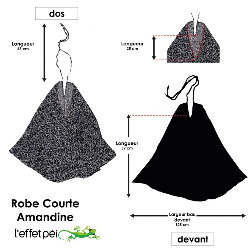 Robe courte Amandine