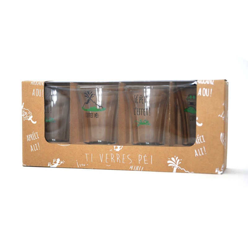 Verres shooter Péi