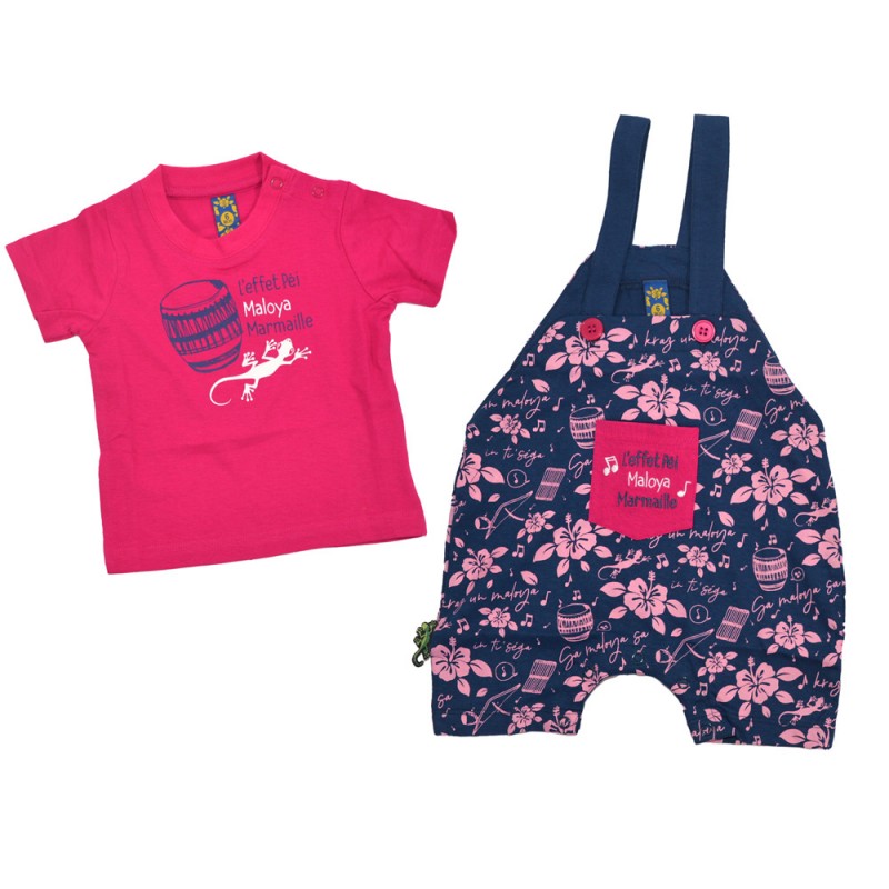 Ensemble Salopette + T-shirt LOYA