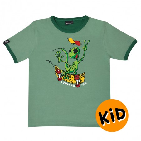 E T-SHIRT MC COL O BIC SKATE MARG