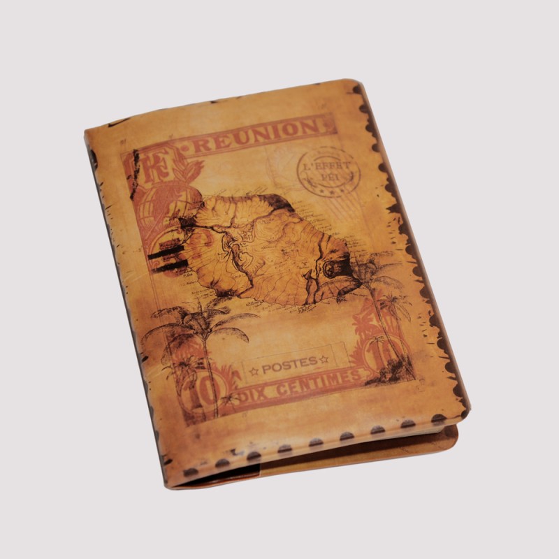 Protège passeport Timbre Lontan