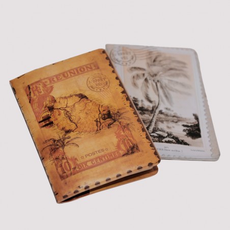 Protège passeport Timbre Lontan