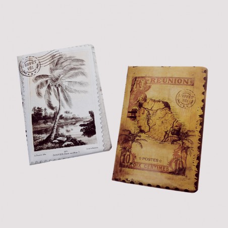 Protège passeport Timbre Lontan