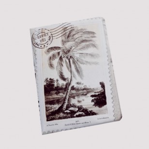 Protège passeport Timbre Rousseau