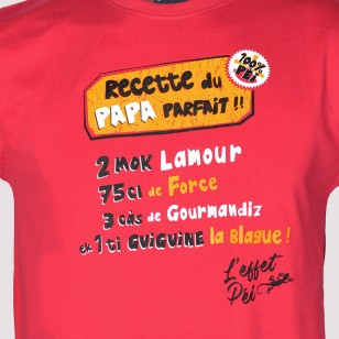 T-shirt Recette Papa (Dalon) 2