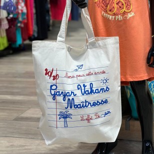 Tote Bag Maitresse en vakans'