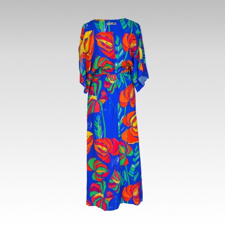 Robe Longue Canot Anthurium