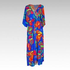 Robe Longue Canot Anthurium