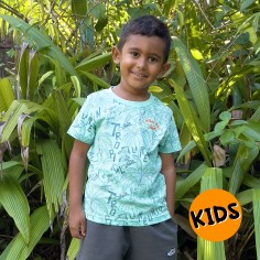 T-Shirt Run Tropik (Surf Trip Enfant)