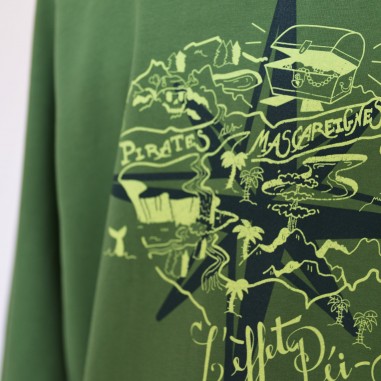 Veste Capuche Pirate des Mascareignes (Sakaye Zip)
