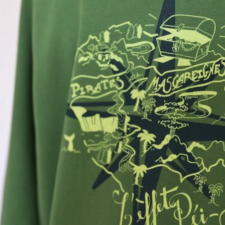 Veste Capuche Pirate des Mascareignes (Sakaye Zip)