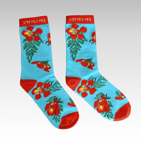 Chaussettes Péi Flamboyant