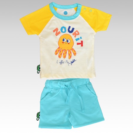 Ensemble Pieuvre T-Shirt et Short