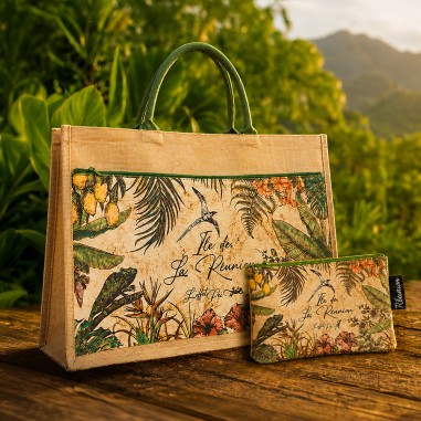 Sac Tissus Jute gravure 