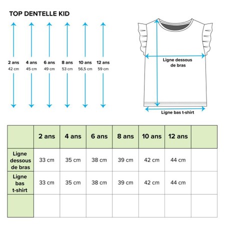 Top Dentelle Slice (Fillette)