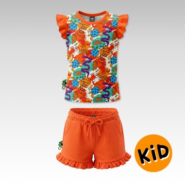 Ensemble Short Kartokids (Fillette)