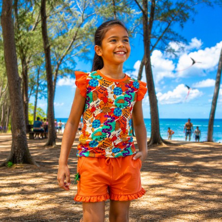 Ensemble Short Kartokids (Fillette)