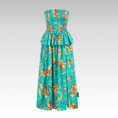 Robe Smockée Miss Lys (Collection Miss Réunion 2026)