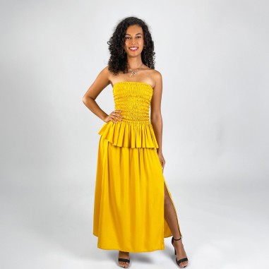 Robe Smockée Miss Lys (Collection Miss Réunion 2026)
