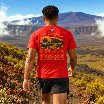 T-Shirt Road to La Fournaise