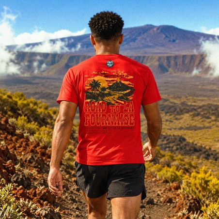 T-Shirt Road to La Fournaise