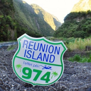 Plak Reunion Island